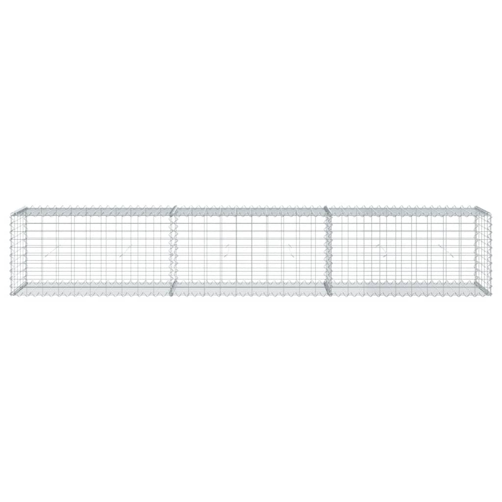 Gabionska košara s poklopcem 300x50x50 cm od pocinčanog željeza