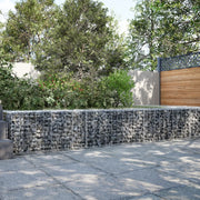 Gabionska košara s poklopcem 300x50x50 cm od pocinčanog željeza