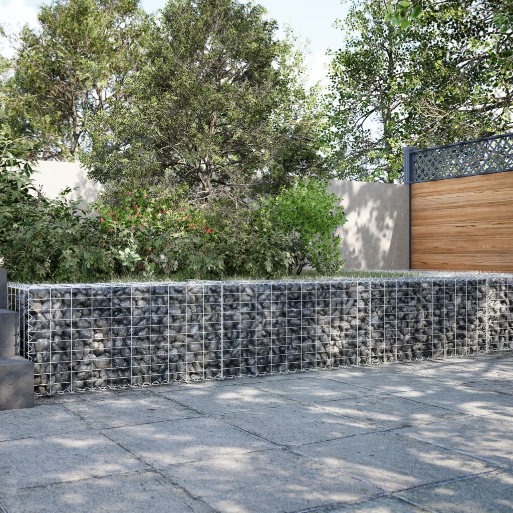 Gabionska košara s poklopcem 300x50x50 cm od pocinčanog željeza