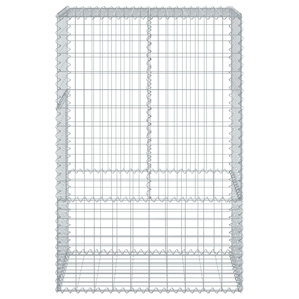 Gabionska košara s poklopcem 100x50x150 cm pocinčano željezo