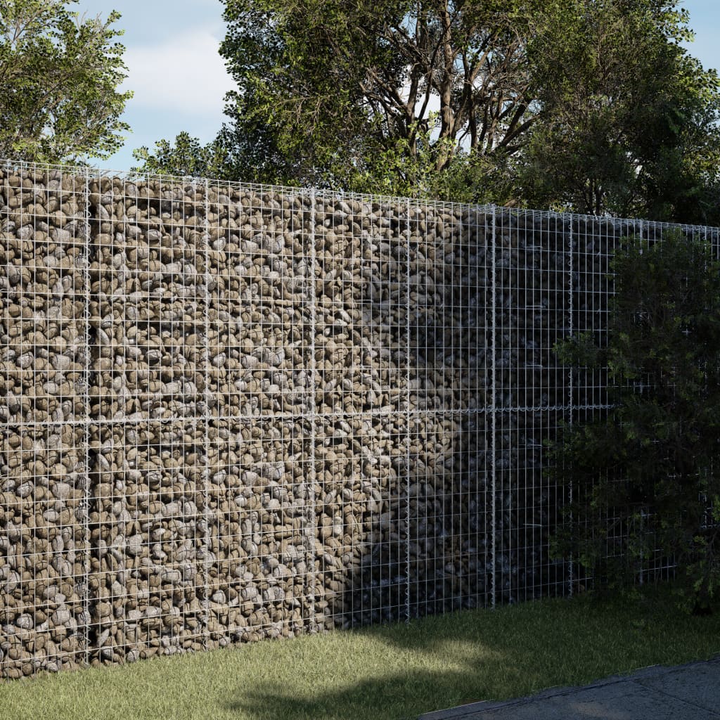 Gabionska košara s poklopcem 250x100x200 cm pocinčano željezo