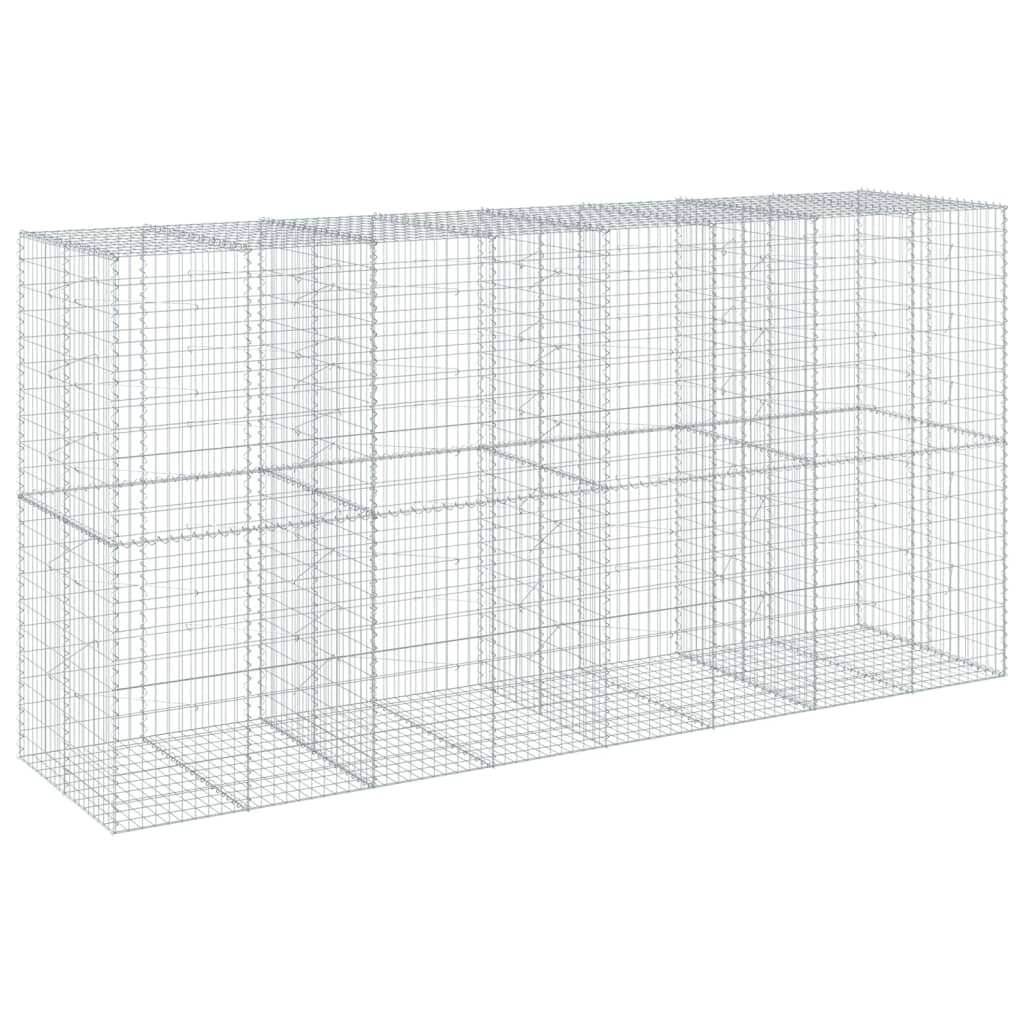 Gabionska košara s poklopcem 400x100x200 cm pocinčano željezo