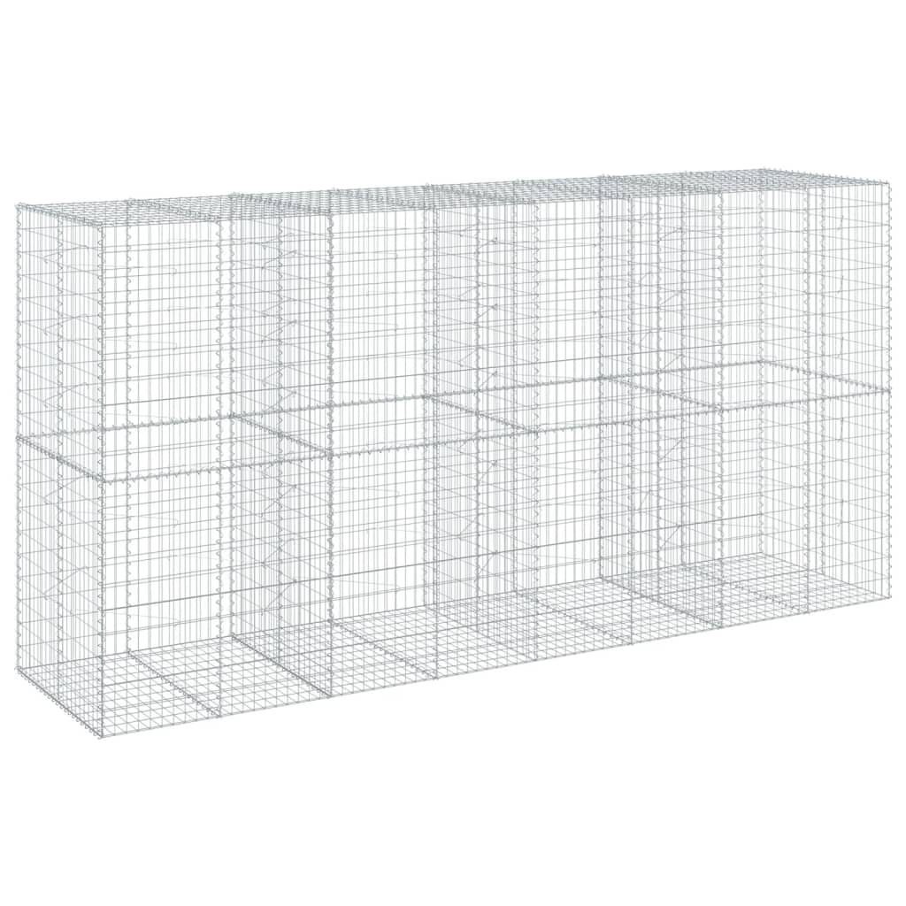 Gabionska košara s poklopcem 400x100x200 cm pocinčano željezo