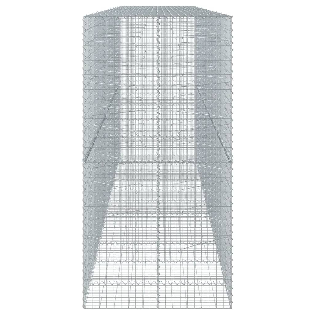 Gabionska košara s poklopcem 550x100x200 cm pocinčano željezo