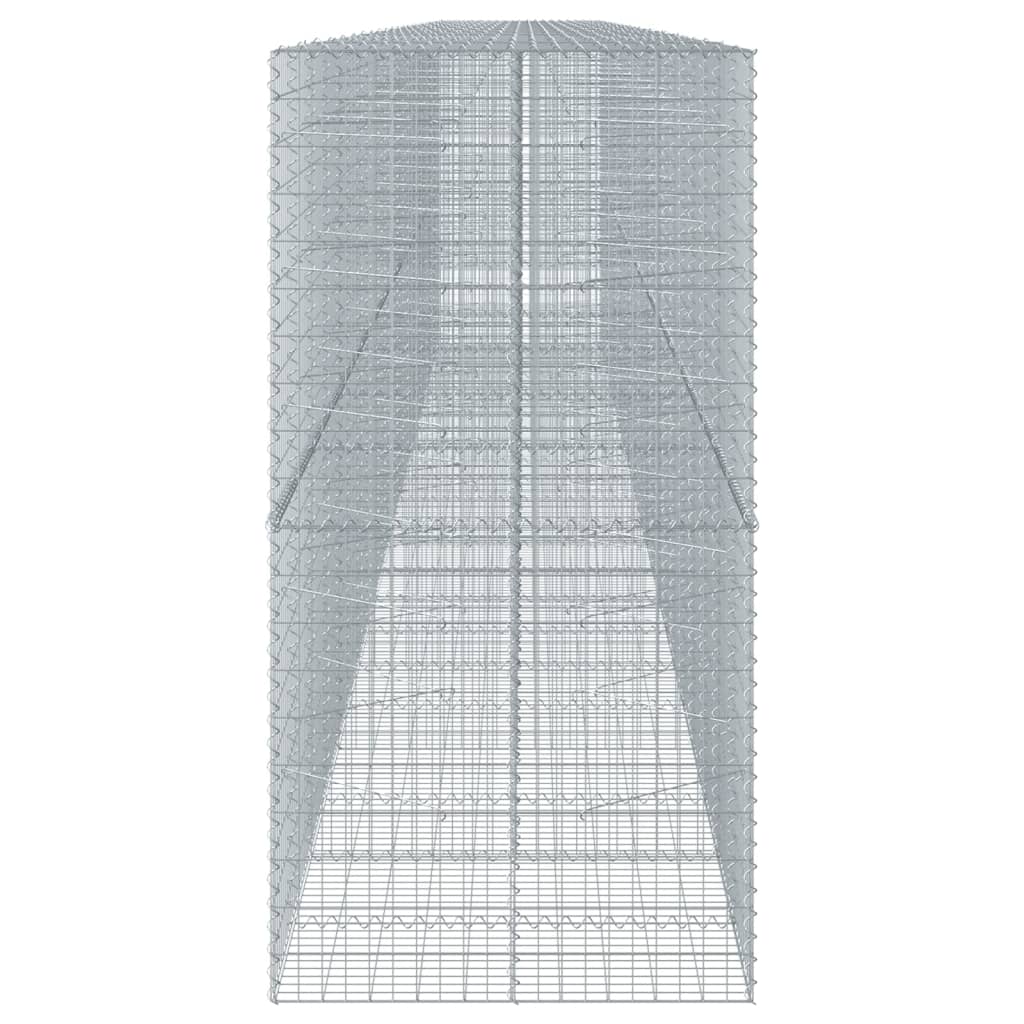 Gabionska košara s poklopcem 1150x100x200 cm pocinčano željezo