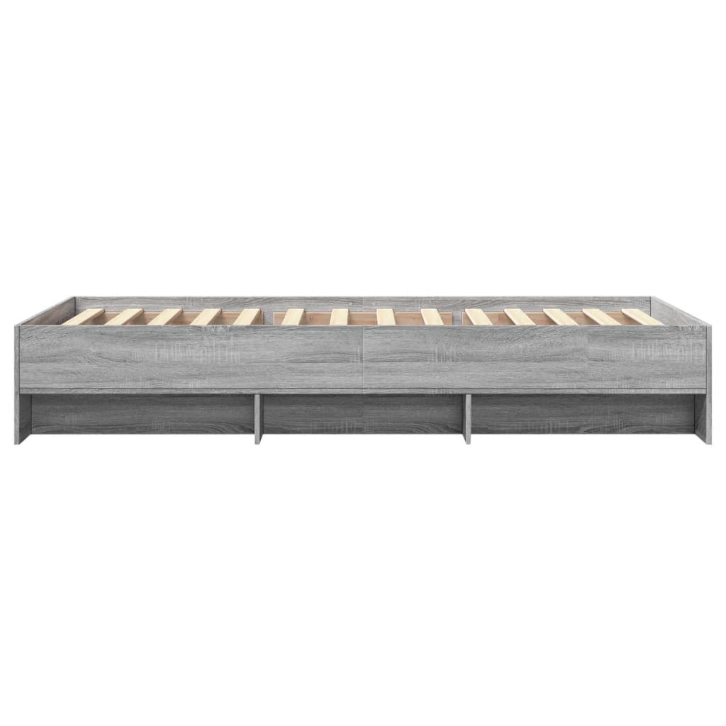 Okvir za krevet boja hrasta 100x200 cm od konstruiranog drva