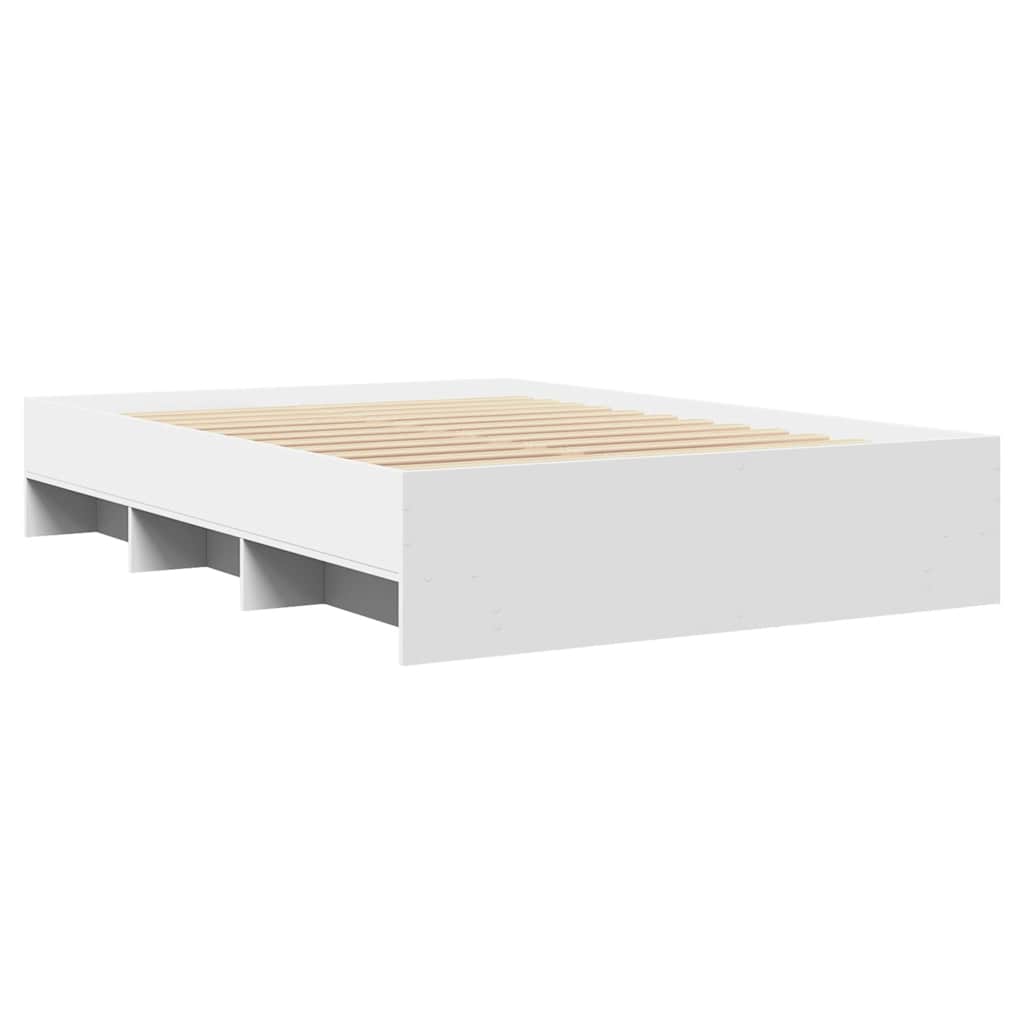 Okvir za krevet bijeli 120x190 cm konstruirano drvo