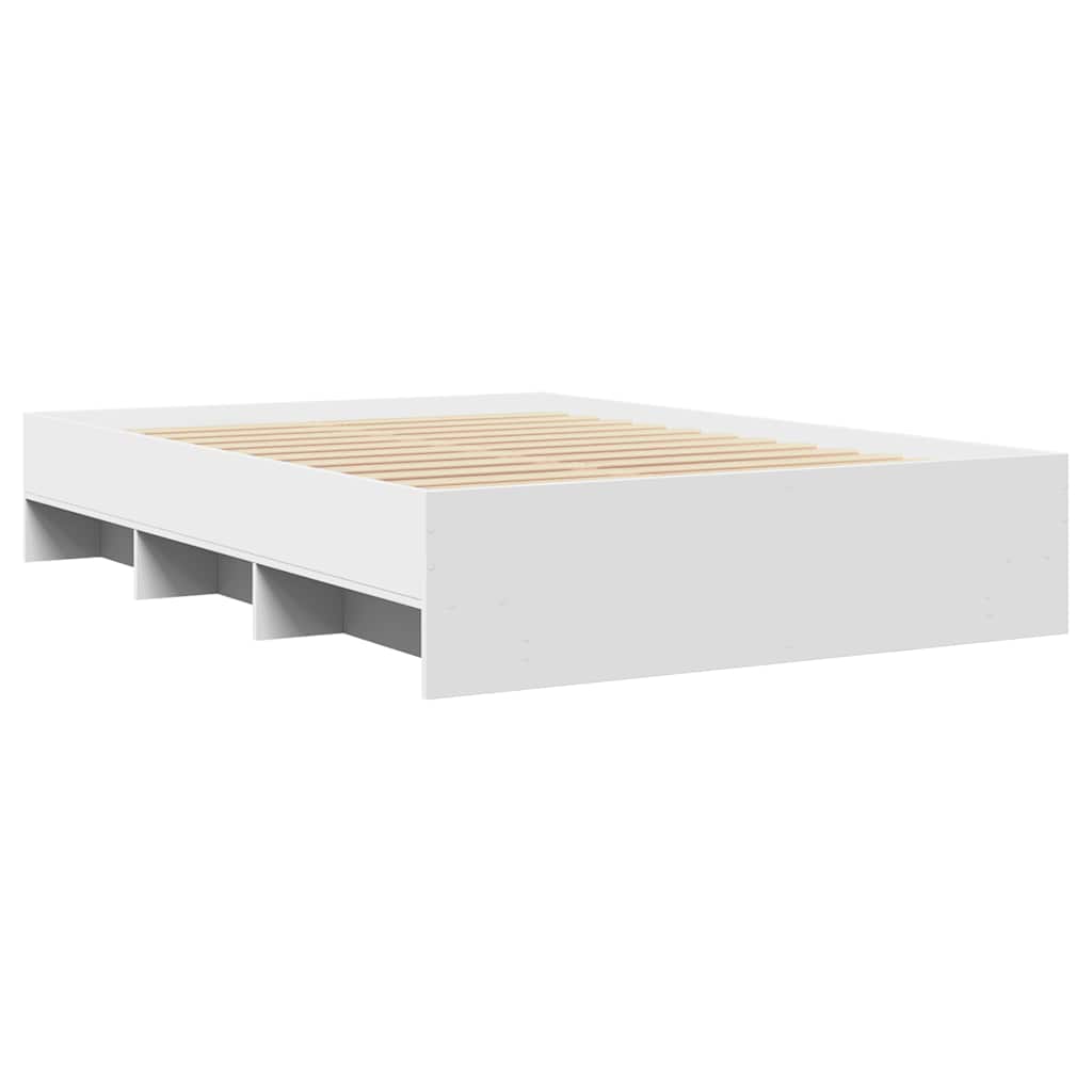 Okvir za krevet bijeli 120x190 cm konstruirano drvo