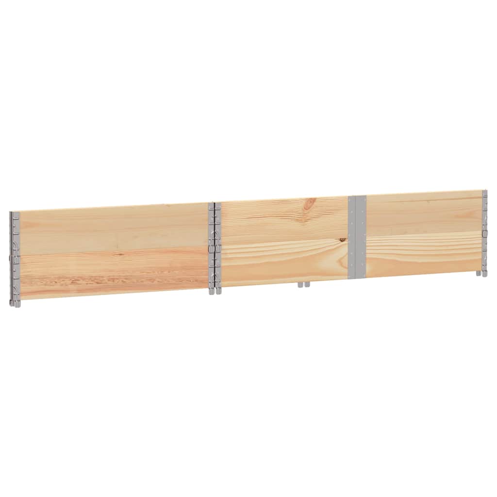 Okviri za palete 2 kom 150x100 cm od masivne borovine
