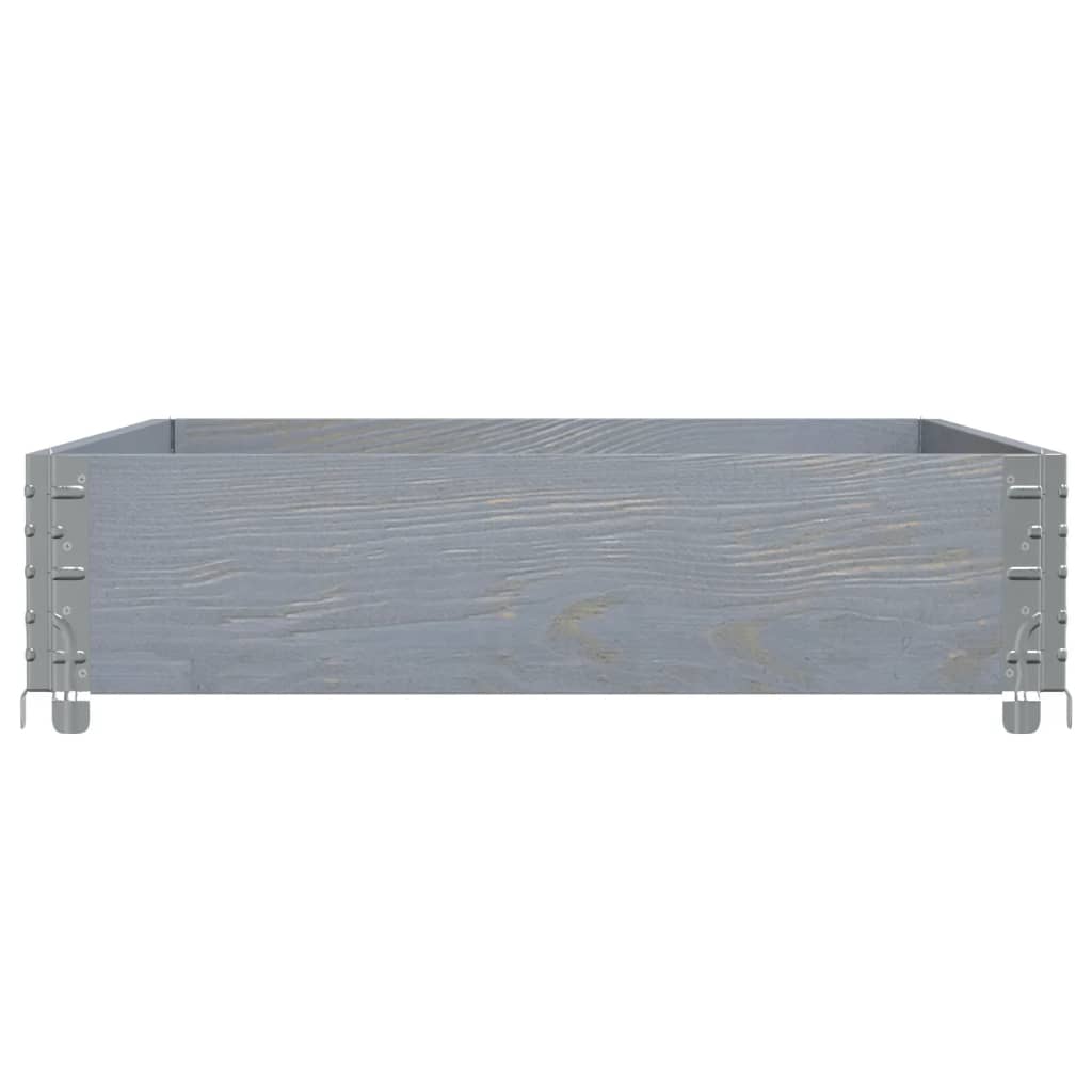 Vrtni sadilica siva 120 x 80 cm od masivne borovine
