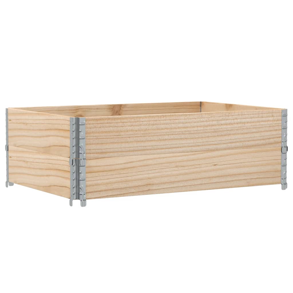 Vrtni sadilica bijeli 120 x 80 cm od masivne borovine