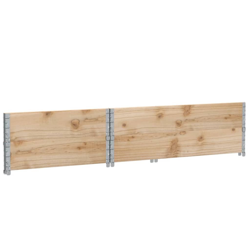 Vrtni sadilica bijeli 120 x 80 cm od masivne borovine