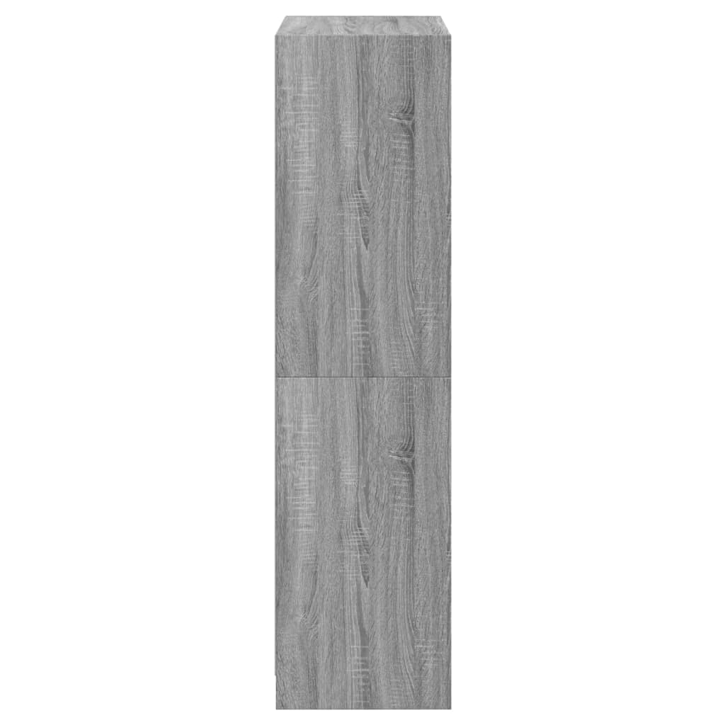 Visoka komoda s vratima 68x37x142 cm konstruirano drvo