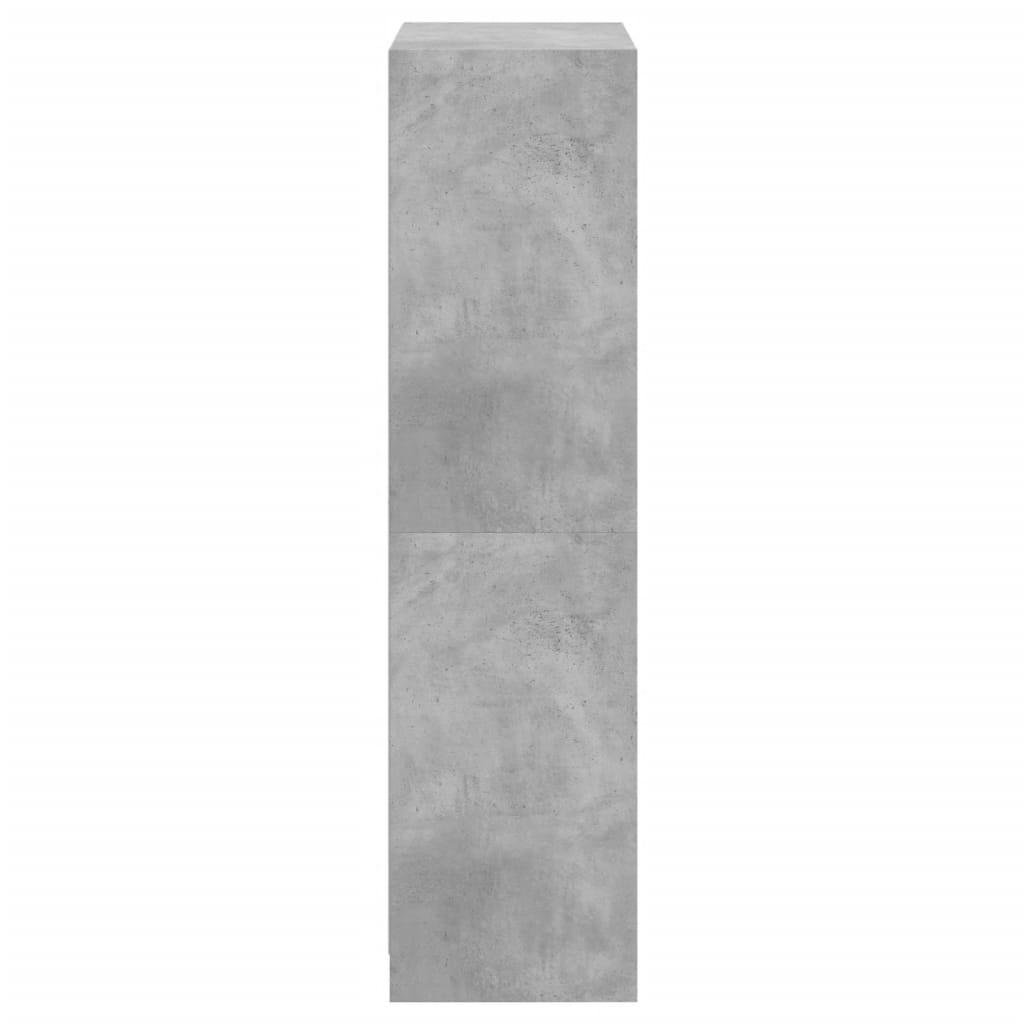 Visoka komoda s vratima 68x37x142 cm konstruirano drvo