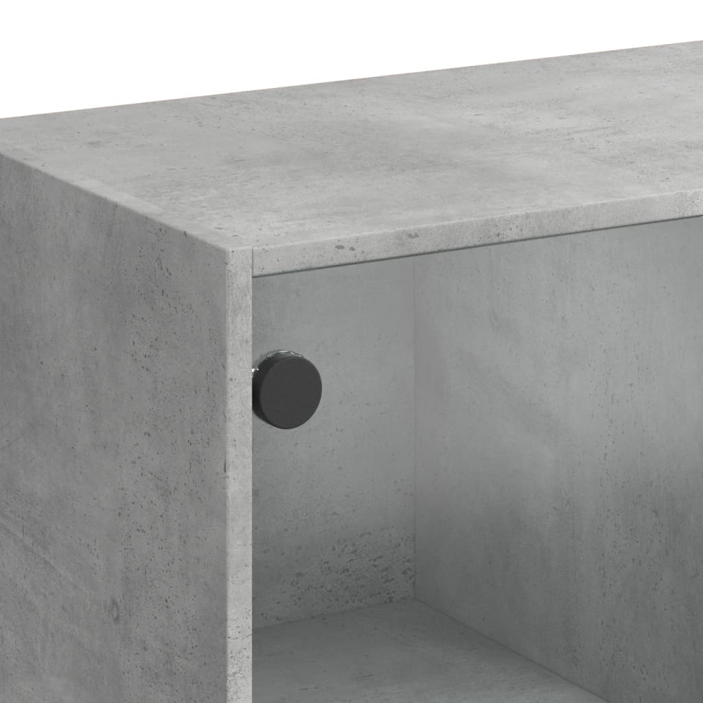 Visoka komoda s vratima 68x37x142 cm konstruirano drvo