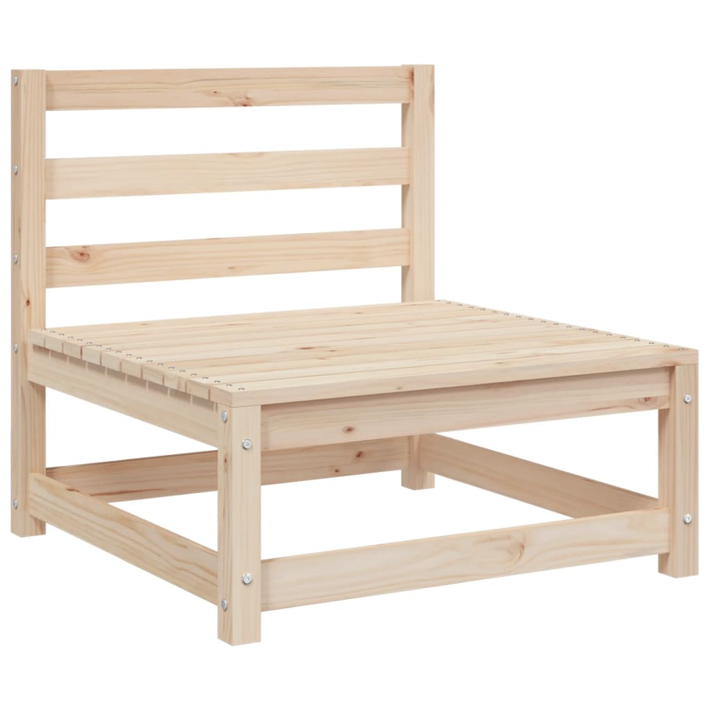 3-dijelni set vrtnih sofa od masivne borovine