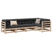5-dijelni set vrtnih sofa od masivne borovine