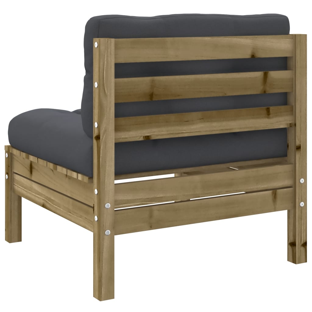 5-dijelni set vrtnih sofa s jastucima od impregnirane borovine