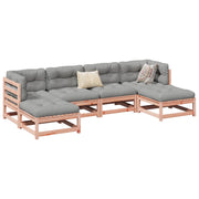 6-dijelni set vrtnih sofa od masivne duglazije i jelovine