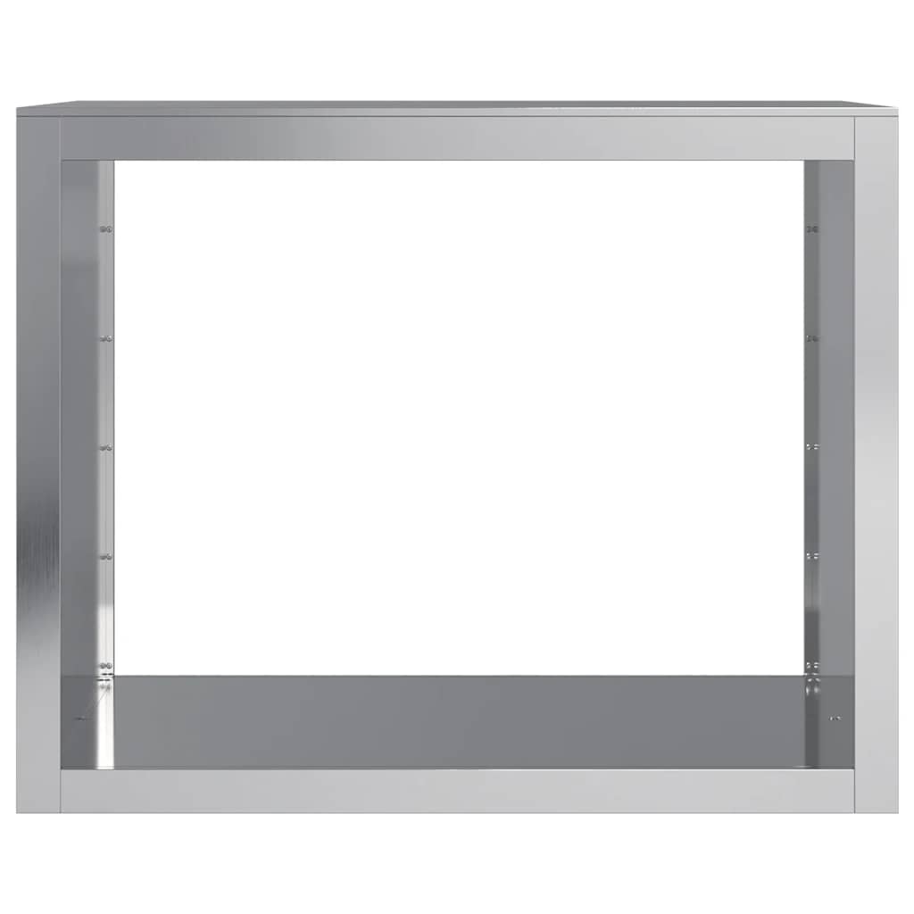 Stalak za drva za ogrjev 100x40x80 cm od pocinčanog čelika