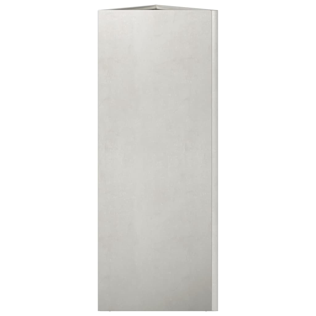 Vrtne sadilice 2kom trokutasta 30x26x75cm od nehrđajućeg čelika