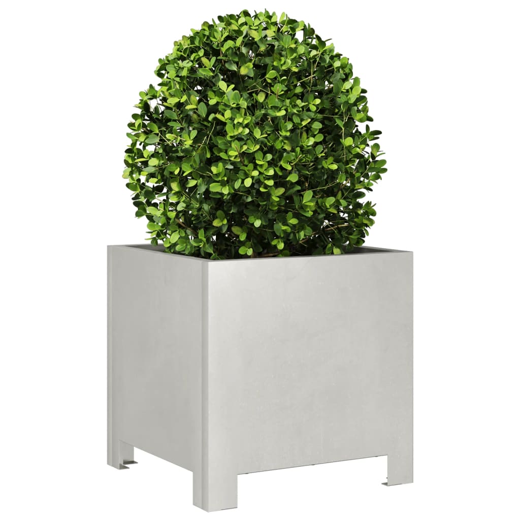 Vrtna sadilice 2 kom antracit 30x30x30 cm od nehrđajućeg čelika