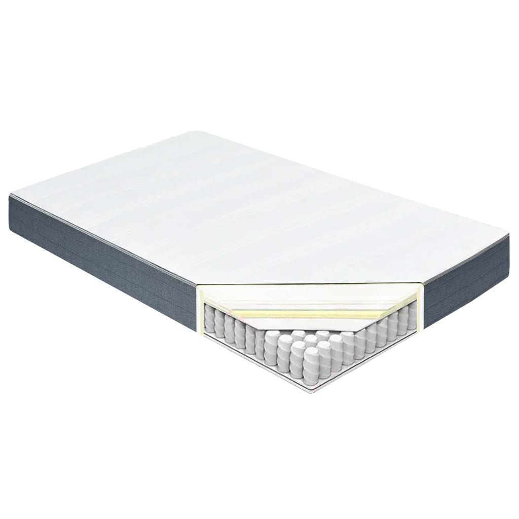 Madrac box spring 190 x 140 x 20 cm srednje mekan od tkanine