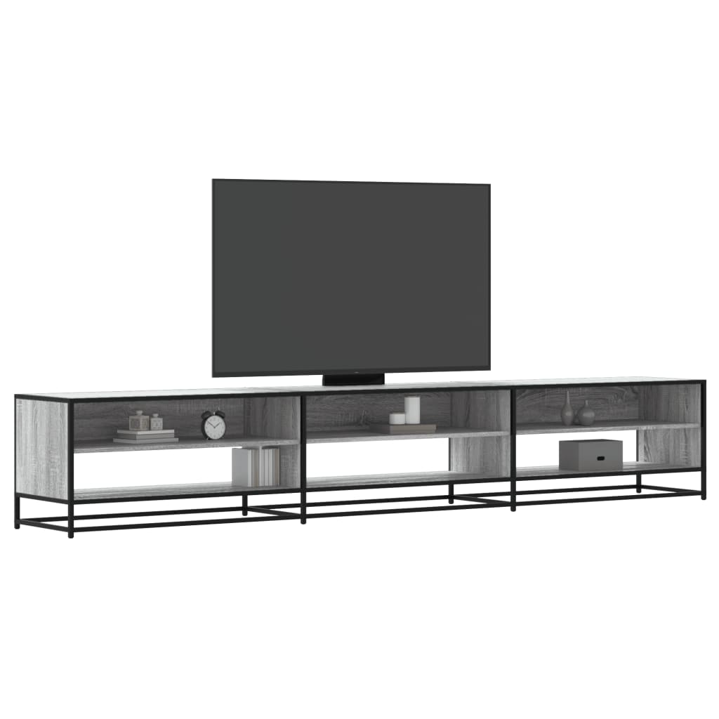 TV ormarić sivi Sonoma 270x40x46 cm izrađeno drvo