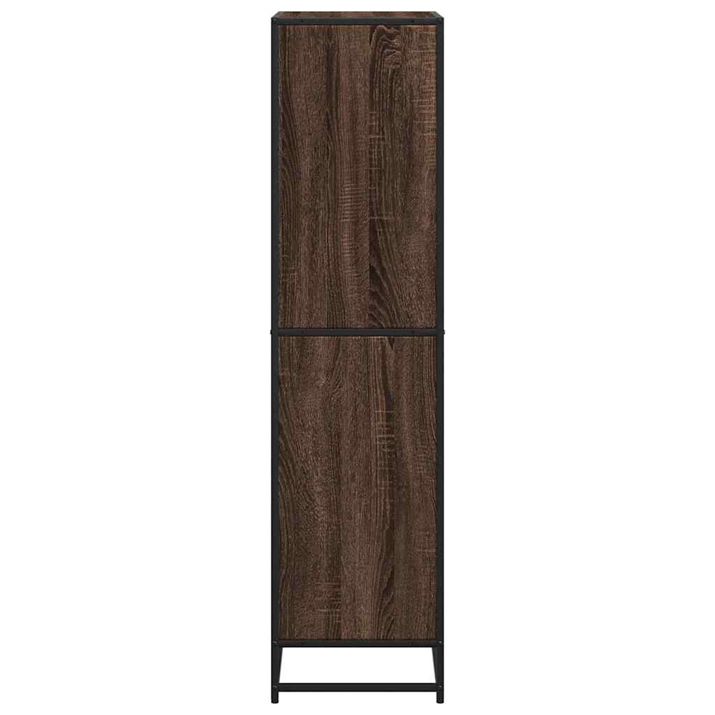 Polica za knjige smeđi hrast 60x35x139 cm izrađeno drvo