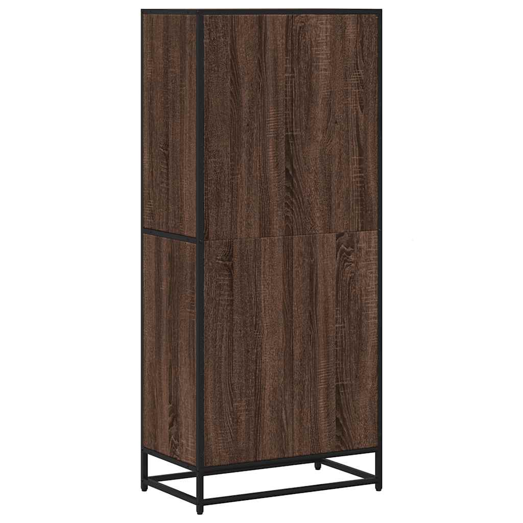 Polica za knjige smeđi hrast 60x35x139 cm izrađeno drvo