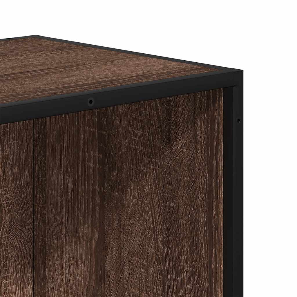 Polica za knjige smeđi hrast 80,5x35x139 cm izrađeno drvo