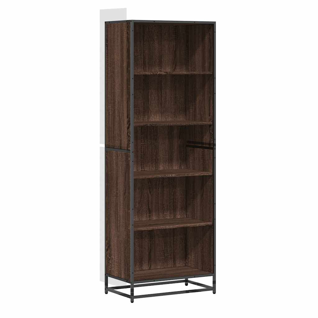 Polica za knjige smeđi hrast 60x35x170,5 cm izrađeno drvo