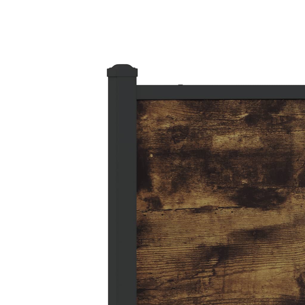 Metalni okvir kreveta bez madraca boja hrasta 180x200 cm