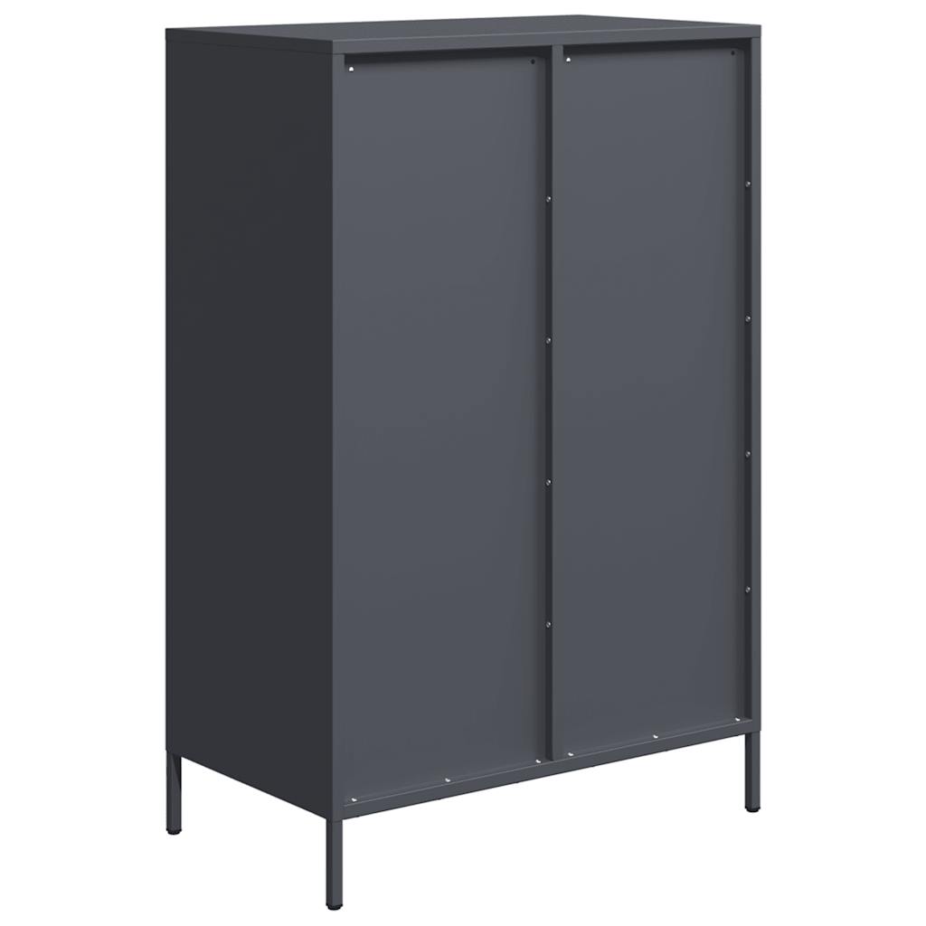 Visoka komoda antracit 68x39x101,5 cm od čelika