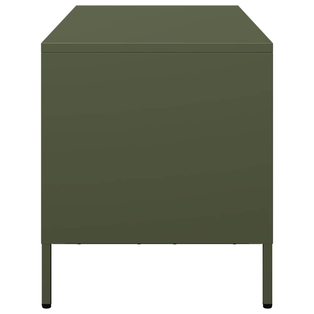 TV ormarić maslinastozeleni 101,5 x 39 x 43,5 cm čelični