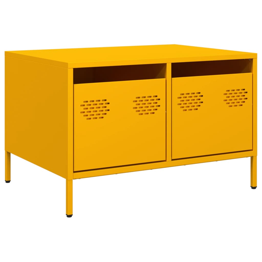 TV ormarić boja senfa 68x50x43,5 cm čelični