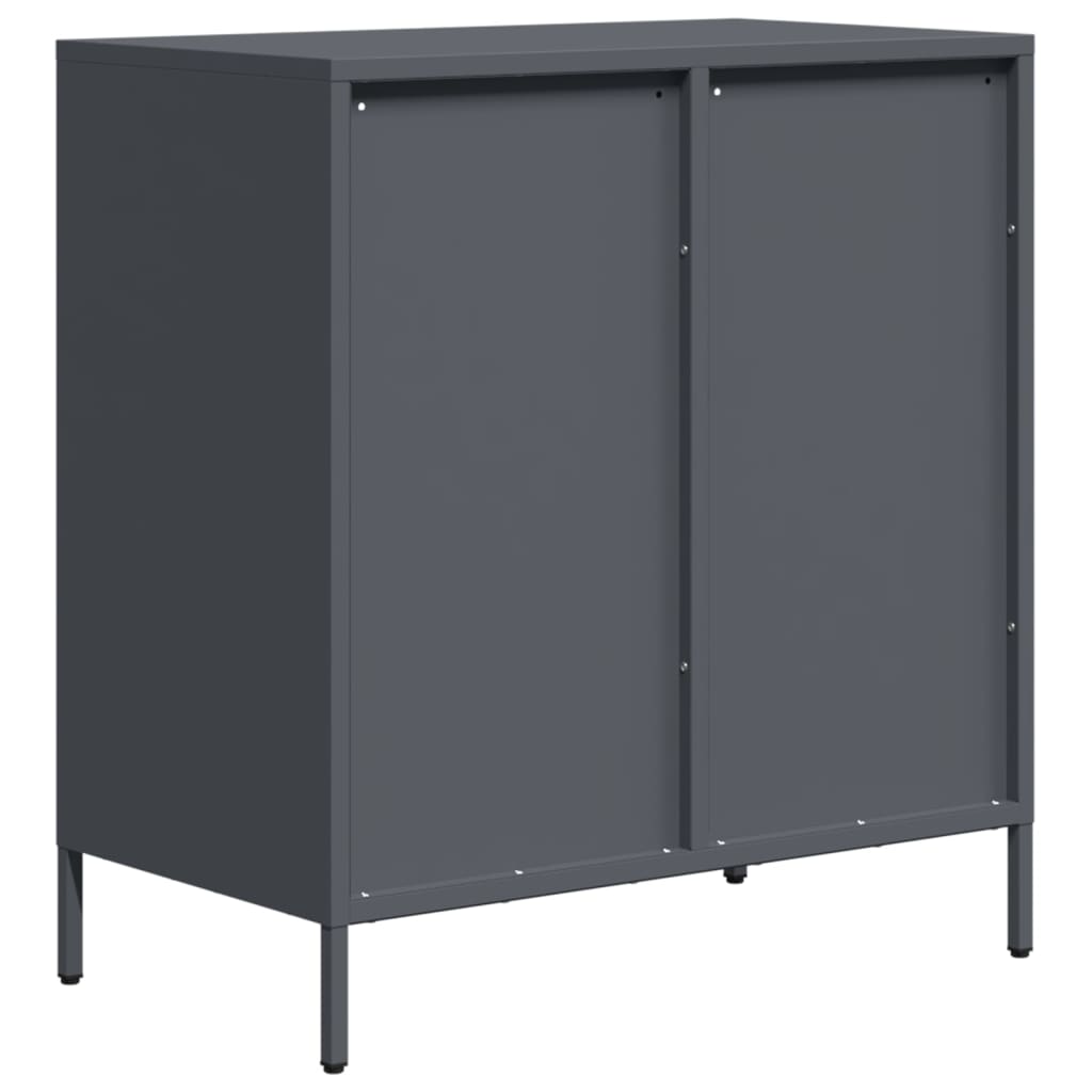 Komoda antracit 68x39x73,5 cm od hladno valjanog čelika