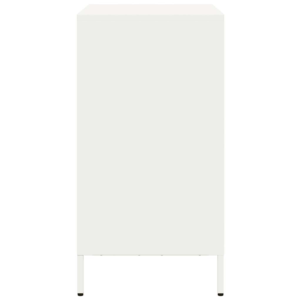 Komoda bijela 68x39x73,5 cm hladno valjani čelik