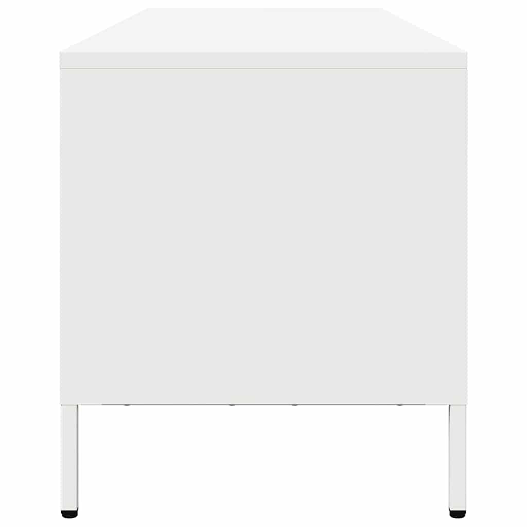 TV ormarić bijeli 202x39x43,5 cm hladno valjani čelik