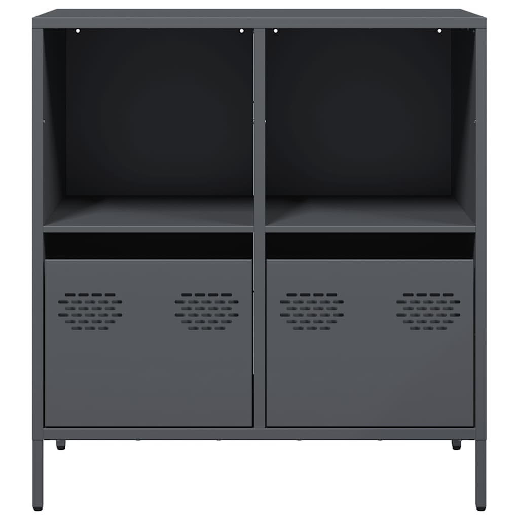 Komoda antracit 68x39x73,5 cm od hladno valjanog čelika