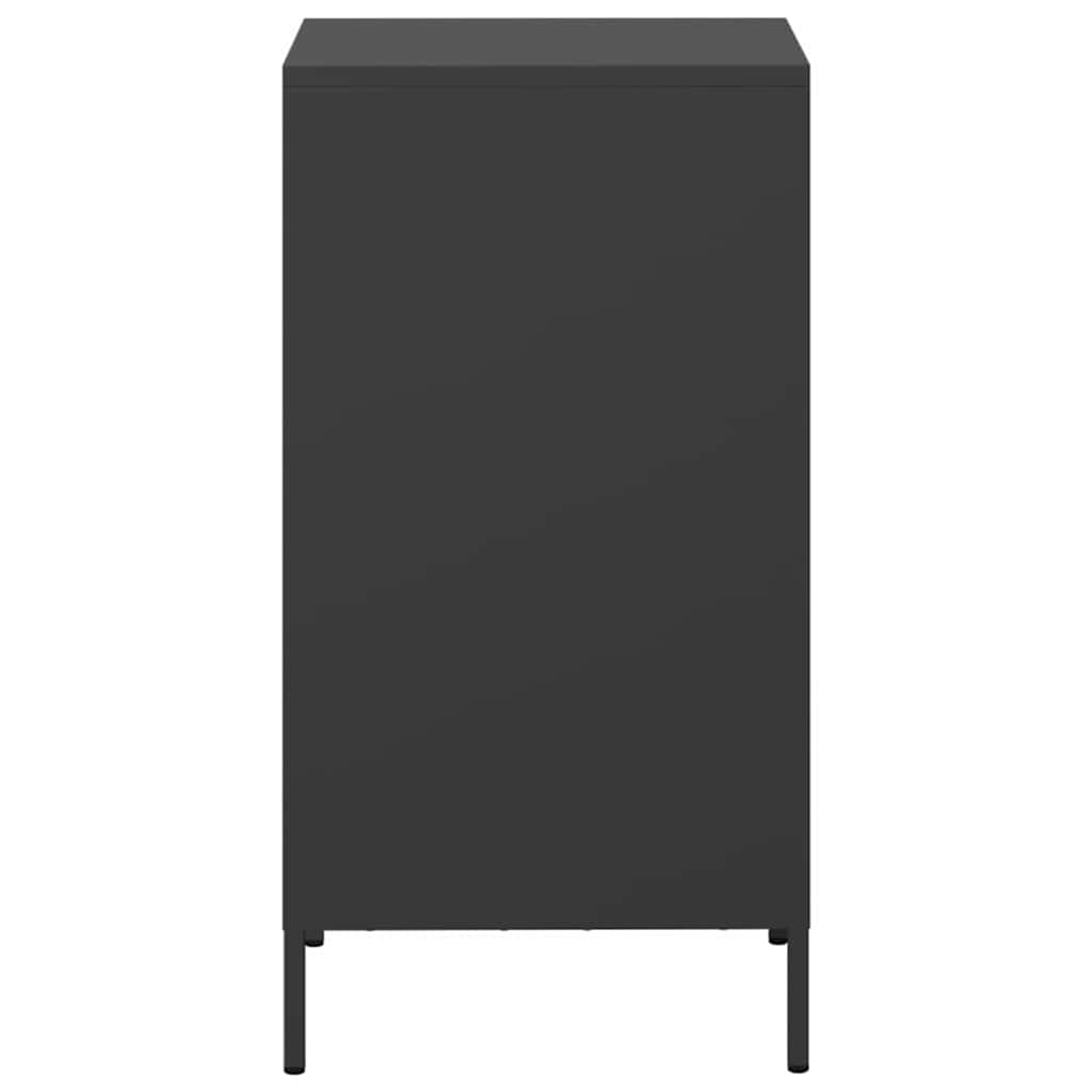 Komoda crna 35x39x73,5 cm hladno valjani čelik