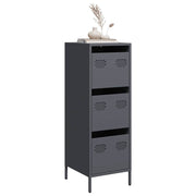 Visoka komoda antracit 39x35x103,5 cm od čelika