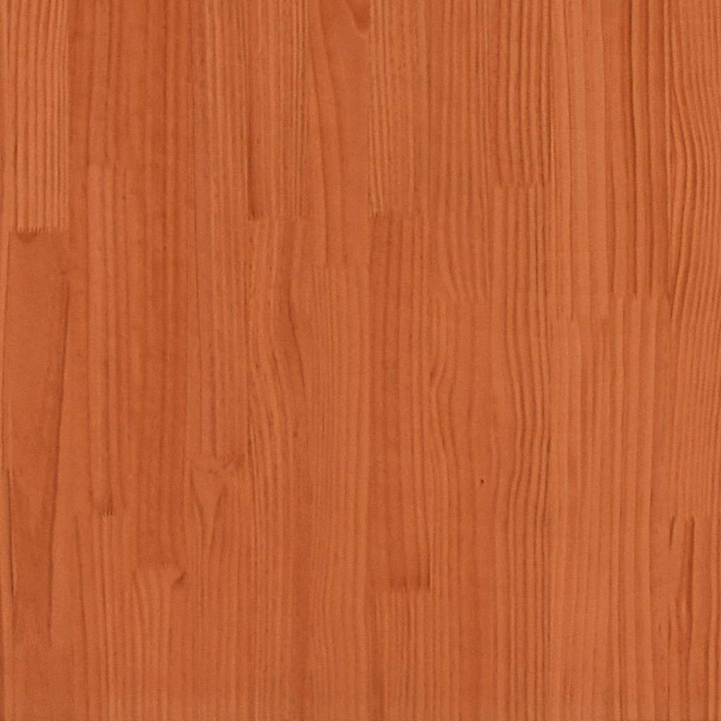 Okvir kreveta bez madraca voštano smeđi 135x190 cm od borovine