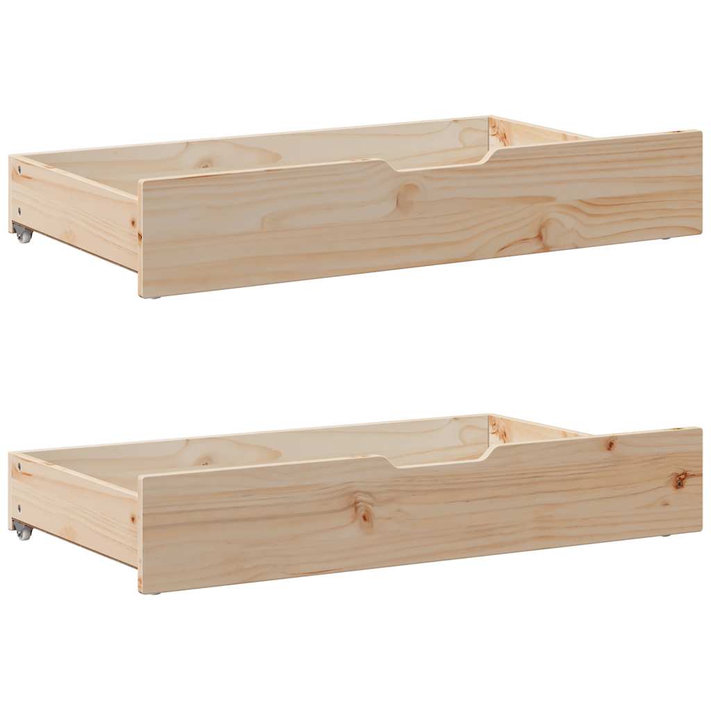 Okvir kreveta bez madraca 120 x 190 cm od masivne borovine