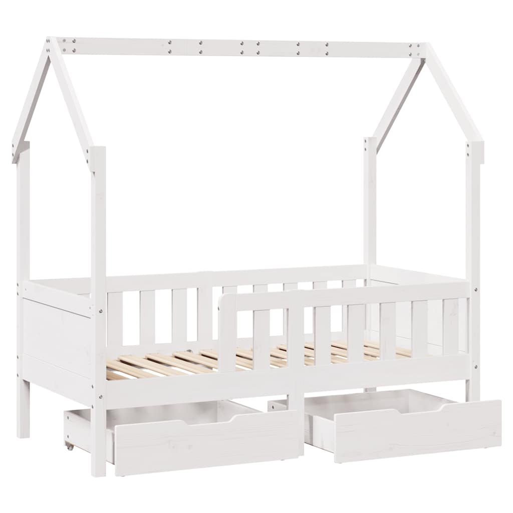 Okvir dječjeg kreveta s ladicama bez madraca 80x170 cm od drva