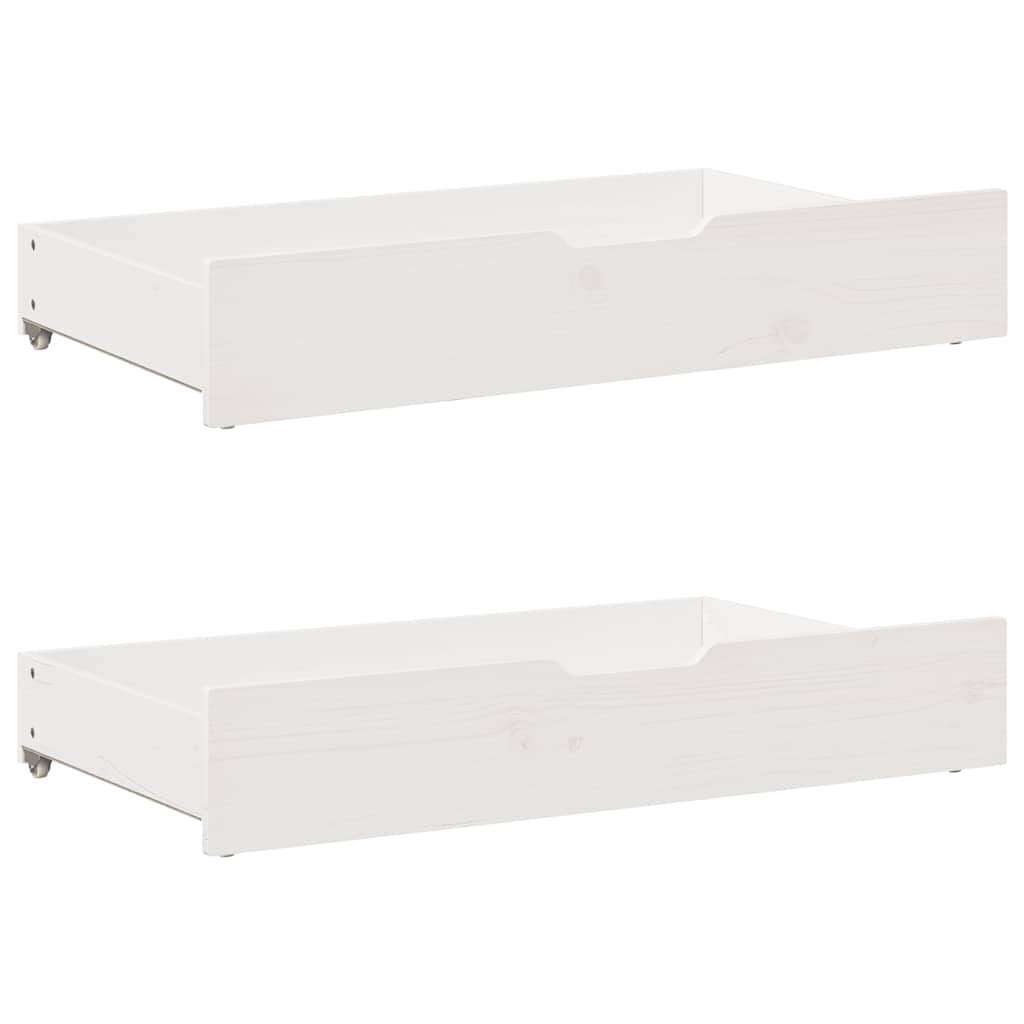 Dnevni krevet s ladicama bez madraca 90x200 cm masivno drvo