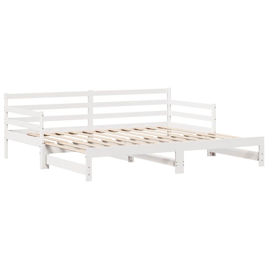 Dnevni krevet na razvlačenje s ladicama bez madraca 90 x 190 cm