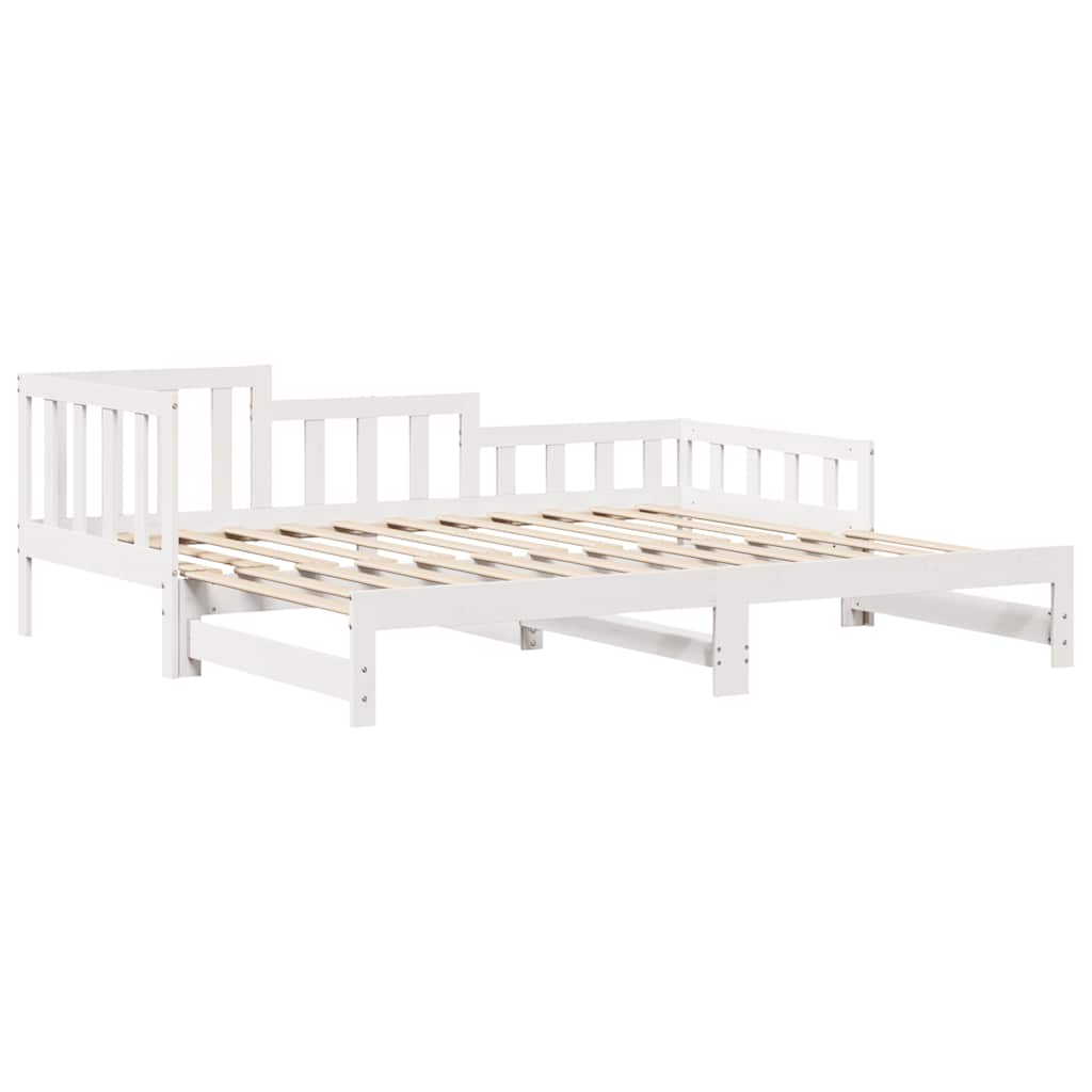 Dnevni krevet na razvlačenje s ladicama bez madraca 90 x 190 cm