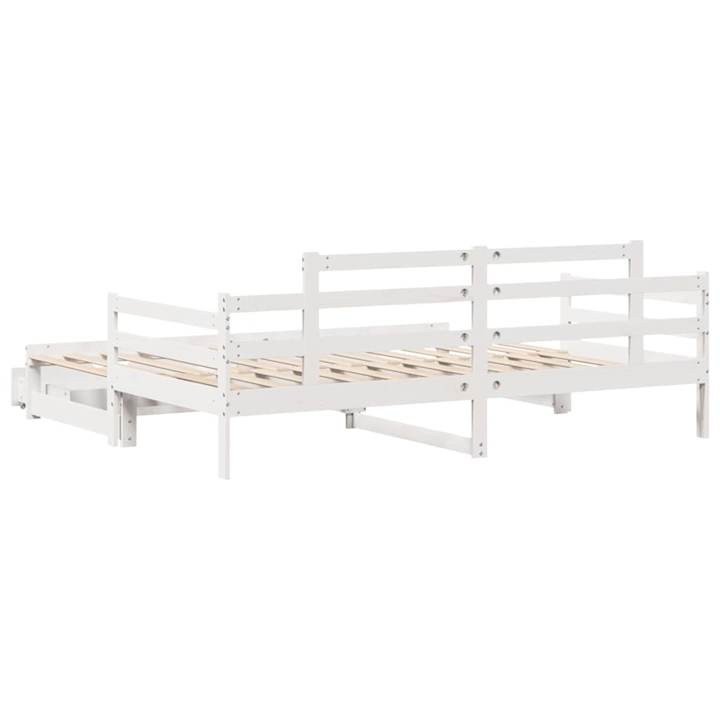 Dnevni krevet na razvlačenje s ladicama bez madraca 80x200 cm