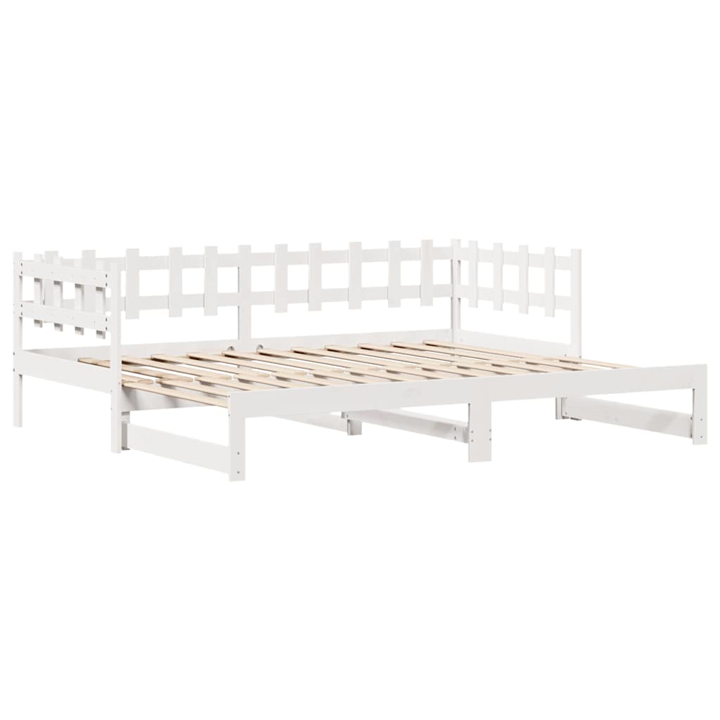 Dnevni krevet na razvlačenje s ladicama bez madraca 90 x 190 cm